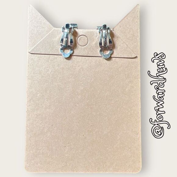 Rhinestone Clip On Earrings - Picture 5 of 10